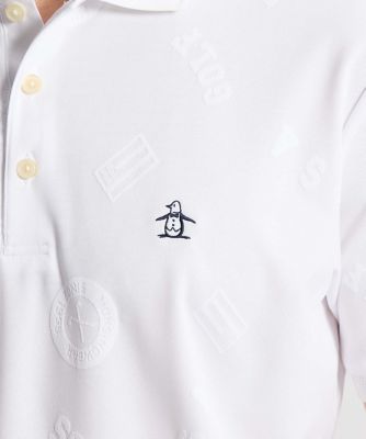 マンシングウェア MUNSINGWEAR 吸汗ロゴジャカード半袖