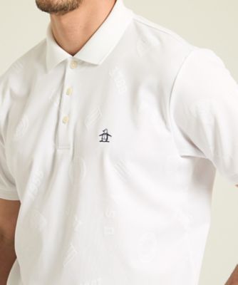 マンシングウェア MUNSINGWEAR 吸汗ロゴジャカード半袖