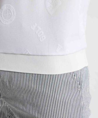 マンシングウェア MUNSINGWEAR 吸汗ロゴジャカード半袖