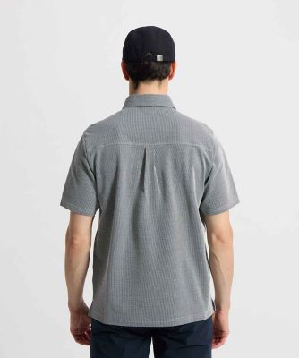 マンシングウェア MUNSINGWEAR シアサッカーストライプ台襟