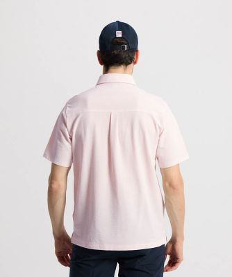 マンシングウェア MUNSINGWEAR シアサッカーストライプ台襟