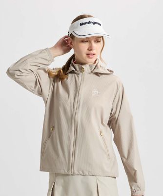 マンシングウェア MUNSINGWEAR はっ水エンボスブルゾン