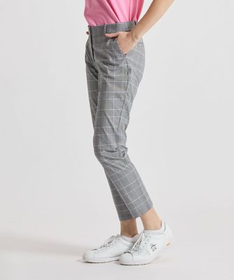マンシングウェア MUNSINGWEAR 先染めチェック9分丈パンツ