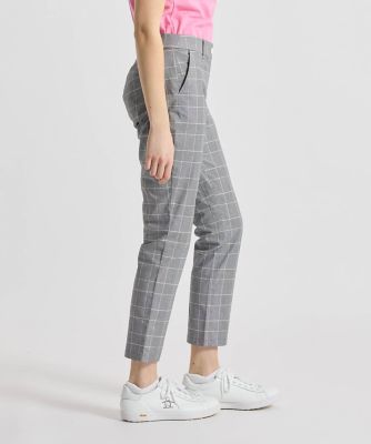 マンシングウェア MUNSINGWEAR 先染めチェック9分丈パンツ