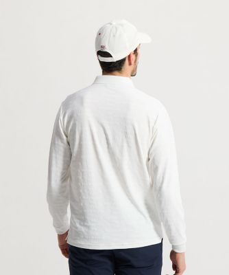 新品 定価16500 Munsingwear マンシング 長袖 ポロシャツ L ホワイト