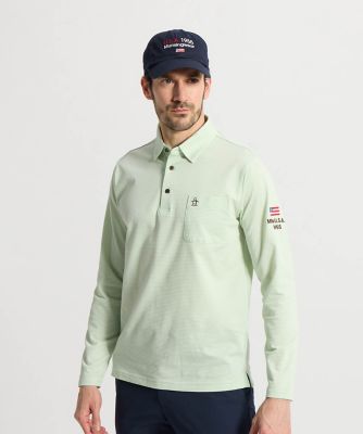 マンシングウェア MUNSINGWEAR ハウンドトゥース柄台衿付き