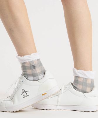 マンシングウェア MUNSINGWEAR ショート丈チェック柄