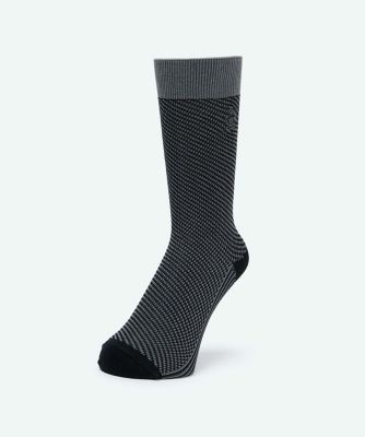 ＜Munsingwear＞マンシングウェア　ＭＵＮＳＩＮＧＷＥＡＲ　クルー丈ツイル柄ソックス【返品不可商品】（ＭＧ６ＳＳＯ１０Ｍ）