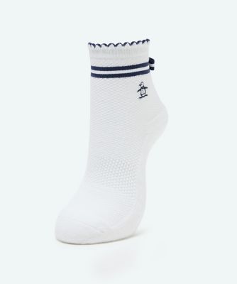 ＜Munsingwear＞マンシングウェア　ＭＵＮＳＩＮＧＷＥＡＲ　ショート丈メッシュソックス【返品不可商品】（ＭＧ６ＳＳＯ１１Ｌ）