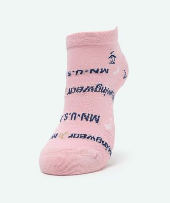 マンシングウェア　ＭＵＮＳＩＮＧＷＥＡＲ　アンクル丈ロゴ柄ソックス【交換・返品不可】（ＭＧ６ＳＳＯ１４Ｌ）