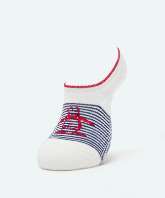 ＜Munsingwear＞マンシングウェア　ＭＵＮＳＩＮＧＷＥＡＲ　スニーカーインボーダー柄ソックス【返品不可商品】（ＭＧ６ＳＳＯ１５Ｌ）