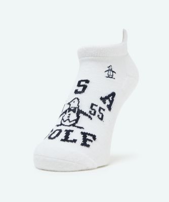 ＜Munsingwear＞マンシングウェア　ＭＵＮＳＩＮＧＷＥＡＲ　アンクル丈ジャカードソックス【返品不可商品】（ＭＧ６ＳＳＯ１６Ｕ）