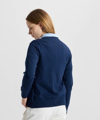 マンシングウェア MUNSINGWEAR カラー杢カーディガン 