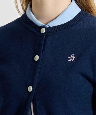 マンシングウェア MUNSINGWEAR カラー杢カーディガン 