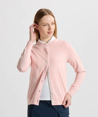 ＜Munsingwear＞マンシングウェア　ＭＵＮＳＩＮＧＷＥＡＲ　カラー杢カーディガン（ＭＧ６ＳＳＴ０１Ｌ）