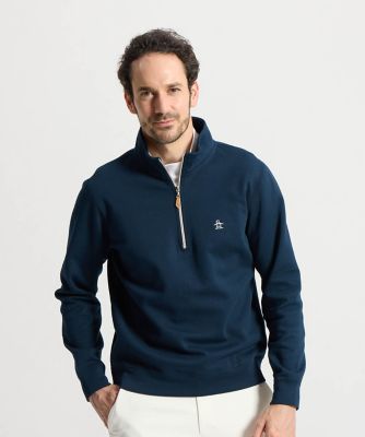 マンシングウェア MUNSINGWEAR Wフェイスハーフジップ