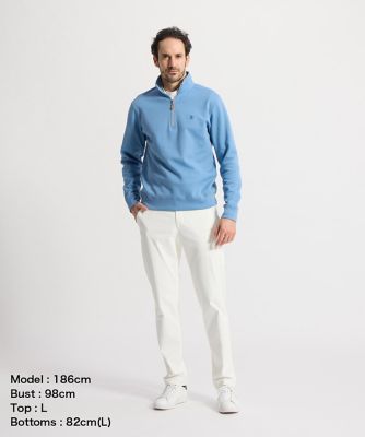 マンシングウェア MUNSINGWEAR Wフェイスハーフジップ