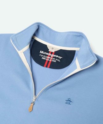 マンシングウェア MUNSINGWEAR Wフェイスハーフジップ