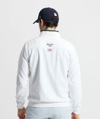 MUNSINGWEAR（マンシングウェア）ホワイトMサイズ マンシングウェア MUNSINGWEAR 国旗ジャカードスタンド