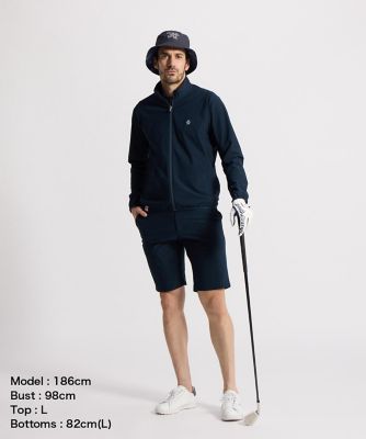 マンシングウェア MUNSINGWEAR ドットメッシュフルジップ