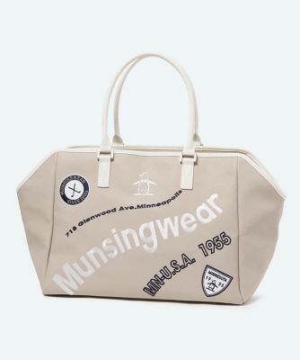 マンシングウェア MUNSINGWEAR カーブロゴトートバッグ