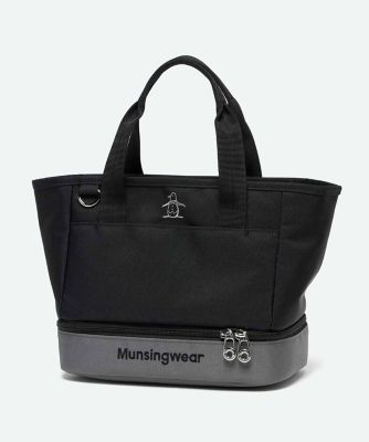＜Munsingwear＞マンシングウェア　ＭＵＮＳＩＮＧＷＥＡＲ　バイカラー２層式カートバッグ保冷機能付（ＭＧ６ＳＴＴ４１Ｕ）
