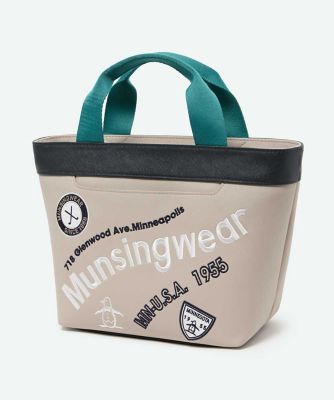 【新品】munsingwear（マンシングウエア）／カートバッグ マンシングウェア MUNSINGWEAR カーブロゴカートバッグ