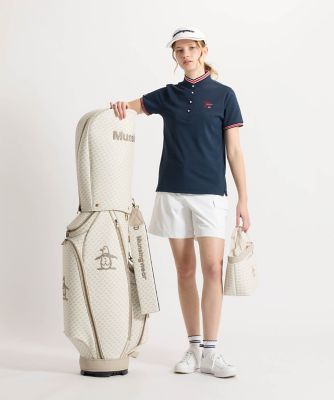 【新品】帆布カートバッグ　マンシングウェア マンシングウェア MUNSINGWEAR 総柄舟形カートバッグ保冷