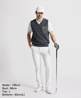 マンシングウェア MUNSINGWEAR Vネックニットベスト