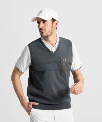 マンシングウェア MUNSINGWEAR Vネックニットベスト