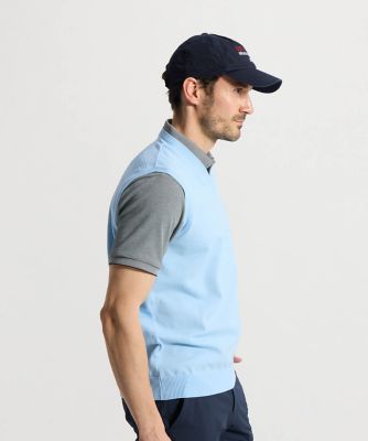 マンシングウェア ポロシャツ ベスト マンシングウェア MUNSINGWEAR 背面地柄ボーダーVネック