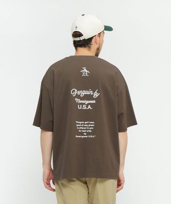 18700円★マンシングウェア ペンギンシルエットロゴ半袖シャツ★Ｌ ペンギン バイ マンシングウェア penguin BY