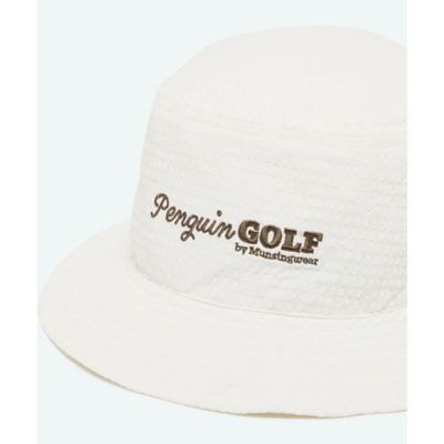 新品！Penguin by Golfickers バケットハット ホワイト ペンギン バイ マンシングウェア penguin BY