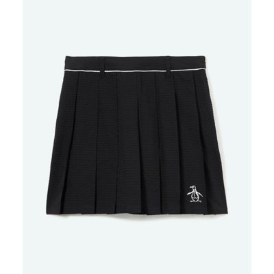 ＜Penguin by Munsingwear＞ペンギン　バイ　マンシングウェア　ｐｅｎｇｕｉｎ　ＢＹ　ＭＵＮＳＩＮＧＷＥＡＲ　シアサッカープリーツスカート（ＭＵ６ＳＳＫ０１Ｌ）