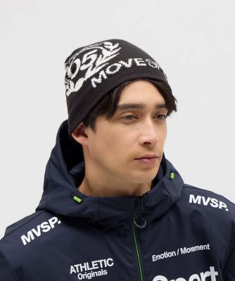 ＜MOVESPORT＞ムーブスポーツ　ＭｏｖｅＳｐｏｒｔ　ＨＥＡＴＮＡＶＩリブニットキャップ（ＳＴ５ＦＣＰ４１Ｕ）