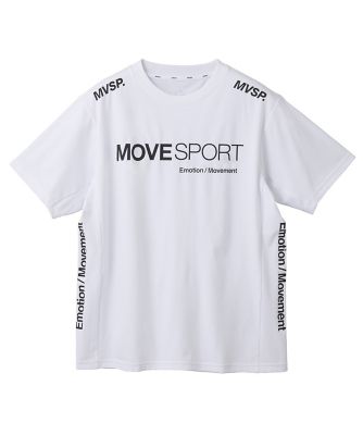 ＜MOVESPORT＞ムーブスポーツ　ＭｏｖｅＳｐｏｒｔ　【公式オンライン限定】Ｓｕｎｓｃｒｅｅｎ　ＮＩＲ　半袖シャツ（ＳＴ５ＳＨＴＤ８ＭＢ）