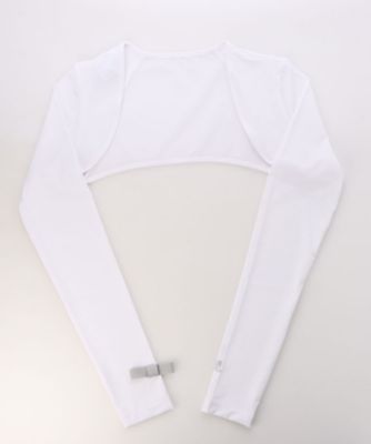 ＜LANVIN SPORT＞ボレロタイプアームカバー【部分吸汗速乾／部分ＵＶ】　【返品不可商品】（ＶＧ４ＦＡＺ５２Ｌ）