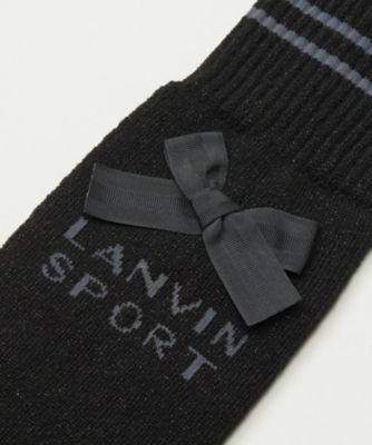 リボン付きリブ編みニットレッグウォーマー（VG4FAZ81L