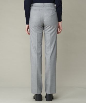 ウールワイドフルレングスパンツ【蓄熱保温裏地付き