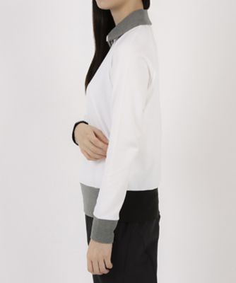 ロールカラー長袖シャツ（VG4FLS41L） | LANVIN SPORT