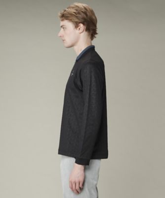 モノグラム柄長袖シャツ【保温／UV】（VG4FLS44M