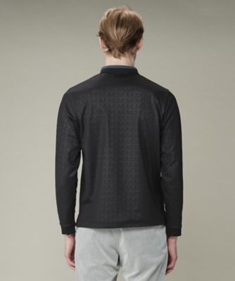 モノグラム柄長袖シャツ【保温／UV】（VG4FLS44M