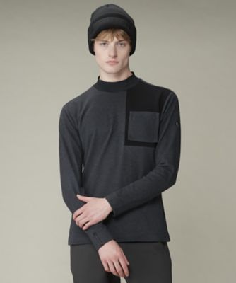 モックネック長袖シャツ【ストレッチ】（VG4FLS51M