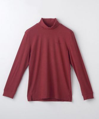 無地タートルネック長袖シャツ【ストレッチ】（VG4FLS63M