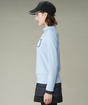 異素材ブロッキング長袖シャツ【ストレッチ】（VG4FLS71L