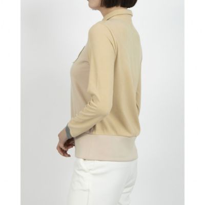 異素材ブロッキング長袖シャツ【ストレッチ】（VG4FLS71L