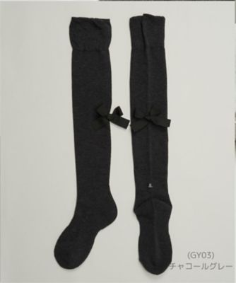 ＜LANVIN SPORT＞ウール混ニーハイソックス【抗菌防臭】　【返品不可商品】（ＶＧ４ＦＳＯ４４Ｌ）