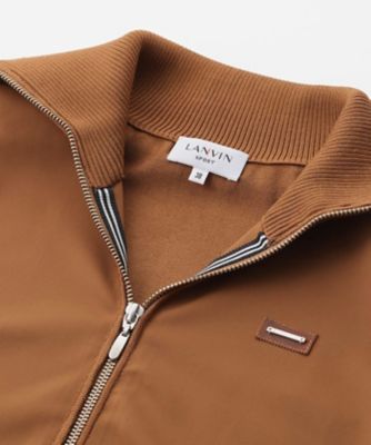LANVIN カシミヤ　ブルゾン LANVIN SPORT ストレッチカシミヤ混ニットブルゾン（蓄熱保温裏地付き