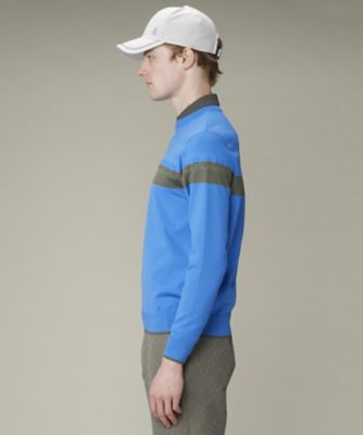 極上カシミヤ100% LANVIN SPORT ライトブルー セーター 40 極上