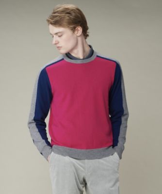 カシミヤクルーネックセーター（VG4FST41M） | LANVIN SPORT